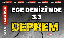 Ege Denizi’nde 3.3 büyüklüğünde deprem oldu