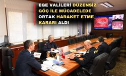 Uşak Valisi Dr. Naci Aktaş Ege valileri ile düzensiz göçü görüştü