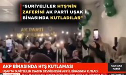 Uşak’taki Suriyeliler Esad’ın devrilişini AK Parti’de kutladılar