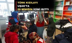 Kızılay Uşak'ta 58 miniği sevindirdi