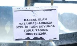 Gassallar için toplu taşımayı ücretsiz yaptı