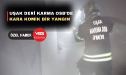 Uşak Deri Karma OSB’de taşan süt yangına neden oldu