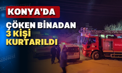 Çöken Binadan 3 Kişi Kurtarıldı