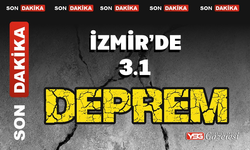 İzmir’de 3.1 büyüklüğünde deprem oldu