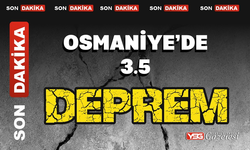 Osmaniye’de 3.5 büyüklüğünde deprem