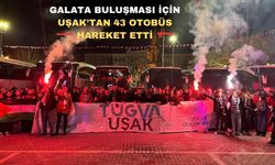 Galata Köprüsü’ndeki buluşmaya Uşak’tan 2 bin kişi katıldı