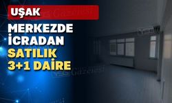 Uşak merkezde icradan satılık 3 katlı bina