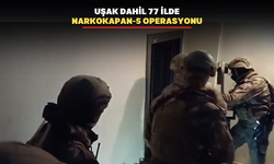 Uşak'ta zehir tacirlerine "Narkokapan-5" operasyonu