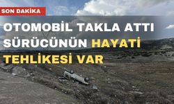 Uşak’ta otomobil tarlaya uçtu; 1 kişi ağır yaralı