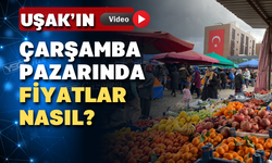 Uşak'ın pazarını bu hafta pazarcı esnafı ve vatandaşlar değerlendirdi