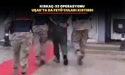 Uşak'ta FETÖ’ye yönelik “Kıskaç-33” operasyonu