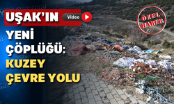 Uşak’ın Kuzey Çevre Yolu çöplük oldu