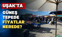 Uşak’ta yaz gününü andıran hava pazarda fiyatları etkiledi mi?