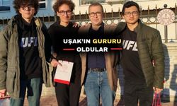 Uşak’ın ‘Altın Çocukları Fen Lisesi’nden çıktı