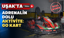 Uşak’ta nefes kesen spor: Go kart