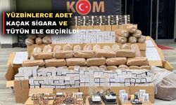 Uşak’ta kaçak tütün ve sigara operasyonu; 2 gözaltı