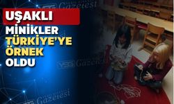 Uşaklı minikler depremzede kardeşleri için atkı ördü