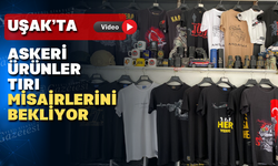 Askeri ürünlerin yer aldığı Jöak Store Tırı Uşak’ta