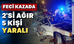 İzmir-Uşak yolunda korkunç kaza: Otomobiller hurdaya döndü