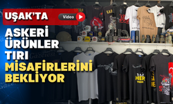 Askeri ürünlerin yer aldığı Jöak Store Tırı Uşak’ta