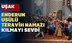 Uşak Akşemsettin Camii’nde Enderun Usulü Teravih Coşkusu