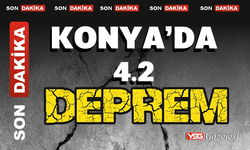 Konya’da 4.2 büyüklüğünde deprem