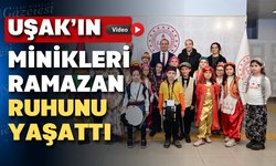 Uşaklı minik davulcu müdürden bahşişi kaptı