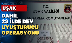 Uşak dahil 23 ilde zehir taciri 56 şüpheli yakalandı