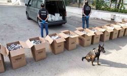 Dronla takip edilen operasyonda koli koli yasaklı madde çıktı