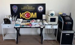 Kaçak klinik operasyonu düzenlendi