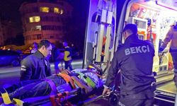 Köprüden düştü, vinçle kurtarıldı