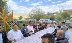 Köyde yağmur duası yapıldı