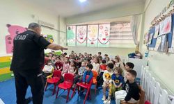 Miniklere yangın ve afet eğitimi