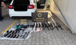 Polisin kiraladığı otomobilden kaleşnikof çıktı