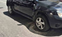 Yeni yolda rögar kapakları sürücülere kabus yaşatıyor