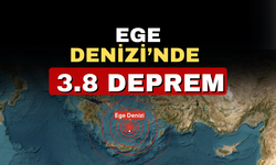 Ege Denizi'nde 3.8 şiddetinde deprem