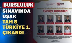 Bursluluk sınavında başarının adresi Uşak oldu