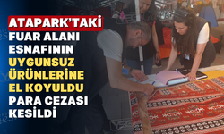Atapark Fuar Alanı’nda Gıda Denetimi
