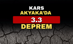 Kars’da 3.3 şiddetinde deprem meydana geldi