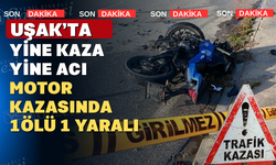 Yürek yakan kazada motosiklet orta refüje çarptı