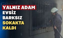 Uşak’ın Eşme ilçesinde yanan ev oturulamaz hale geldi