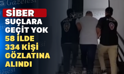Uşak dahil 58 ilde siber suçlara yönelik operasyon