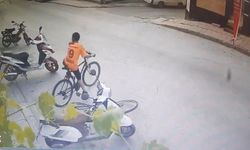 2 bisiklet 40 saniyede çalındı