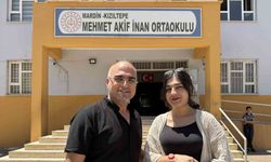 Çiftçi baba kızına destek için YKS sınavına kızı ile girdi