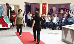 Ev hanımları kursla terzi oldu