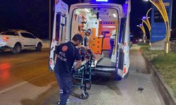 İstasyona dalan otomobil takla attı: 1’i ağır 2 yaralı