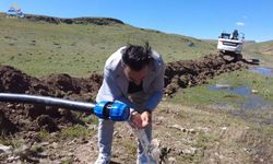 Köylünün yıllardır süren su hasreti sona erdi