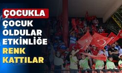 Uşak Valisi ve protokolü çocuklar kadar şendi
