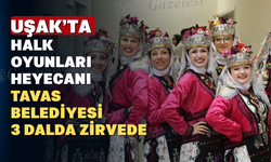 Uşak'taki Halk Oyunları Grup Yarışmasında Tavas Rüzgârı: 3 Dalda Şampiyon