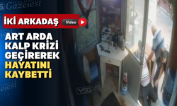 Fenalaşan arkadaşına müdahale ederken kalp krizi geçirdi: O anlar kameraya yansıdı